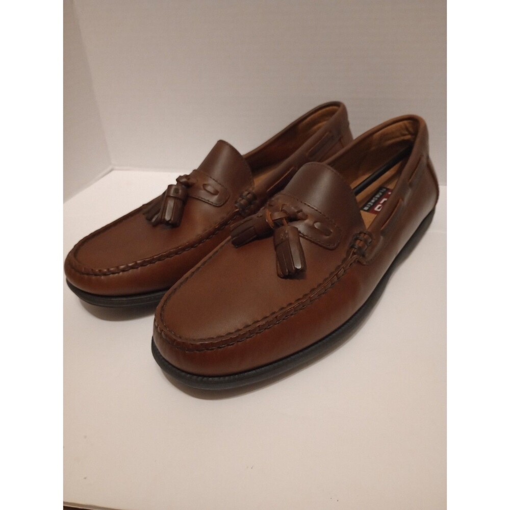 Florsheim FLS Men's Cognac Leather Tassel Dress Shoes Size 11 M Discontinued
